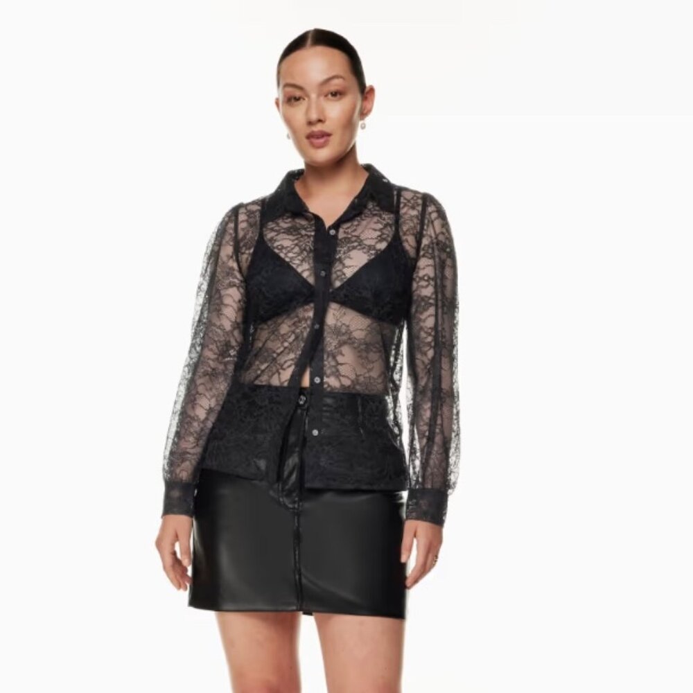 NWT Wilfred Fleur Lace Blouse